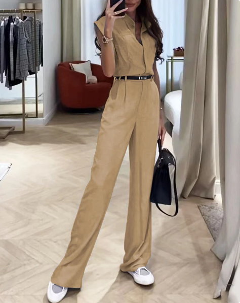 Dames Overhemd en Pantalon Set