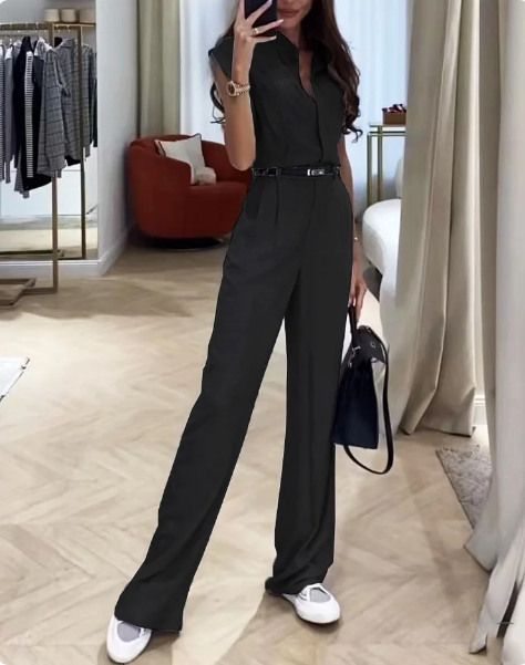 Dames Overhemd en Pantalon Set
